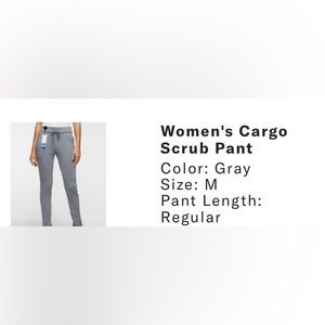 BrandNew Jaanuu Scrub Set in Size M Color Gray